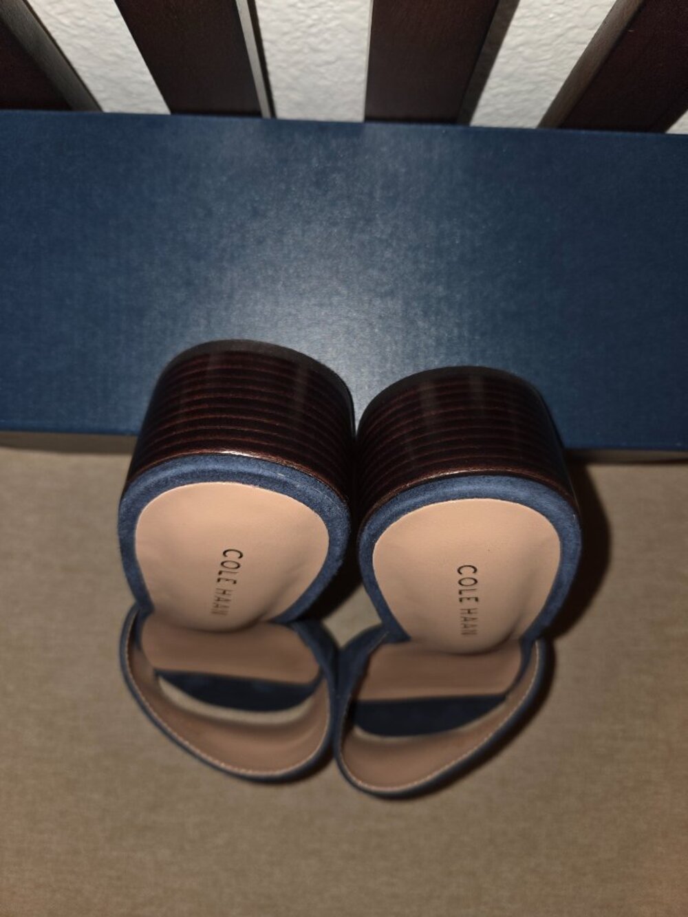 Cole Haan Calli Single Band Block Heel Sandal - Picture 2 of 5